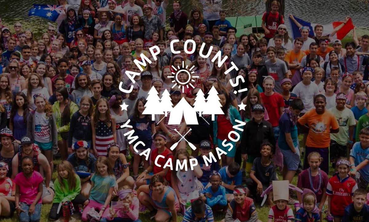 ymcacampmason's tweet photo. Have you heard about the new Camp Counts! Giving Campaign? We're into our second week and excited to be leading a national charge to support youth camps with a National Camp Counts! day on June 25th. Learn more via the link. https://t.co/slXYNOpNq5 https://t.co/ePhQ8mLbB9