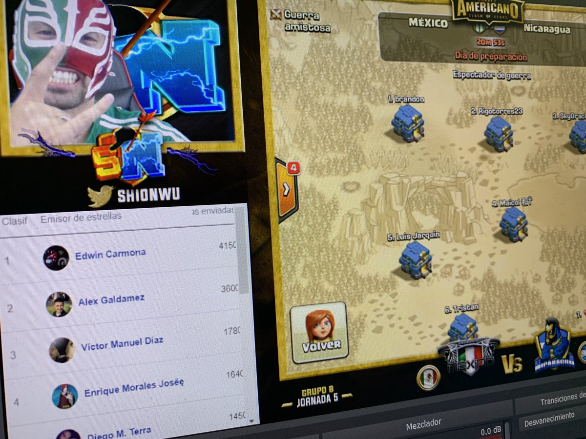 🛑LIVE🛑
OFICIAL 🇲🇽vs🇳🇮 
Sorteo de 🎁PASE DE ORO🎁
Y me vuelvo loco😱😱😱
Si gana México regalo un clan otra ves 🎉🎊🎈
Fuegooo🔥🤟🏼🔥

⬇️YouTube⬇️
youtu.be/sFXKVqrCrTg
⬇️Facebook⬇️
facebook.com/shioNWUCoC/vid…