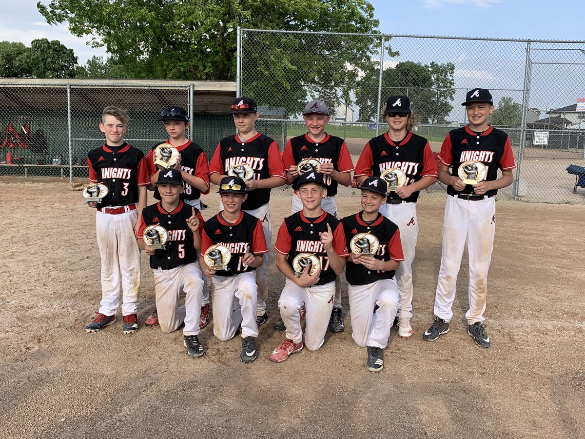 QCA_Knights's tweet photo. 3 week winning streak! 13U Champs @ the Trojan Hawkeye Classic⚾️ Go Knights! Keep it Rolling Fellas!
#HaveFunPlayHardToWin https://t.co/ZJ5SQKZODQ