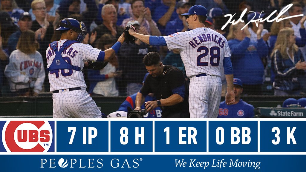 Cubs's tweet photo. Breaking bats and taking names.

#EverybodyIn https://t.co/vDmxSdicV1