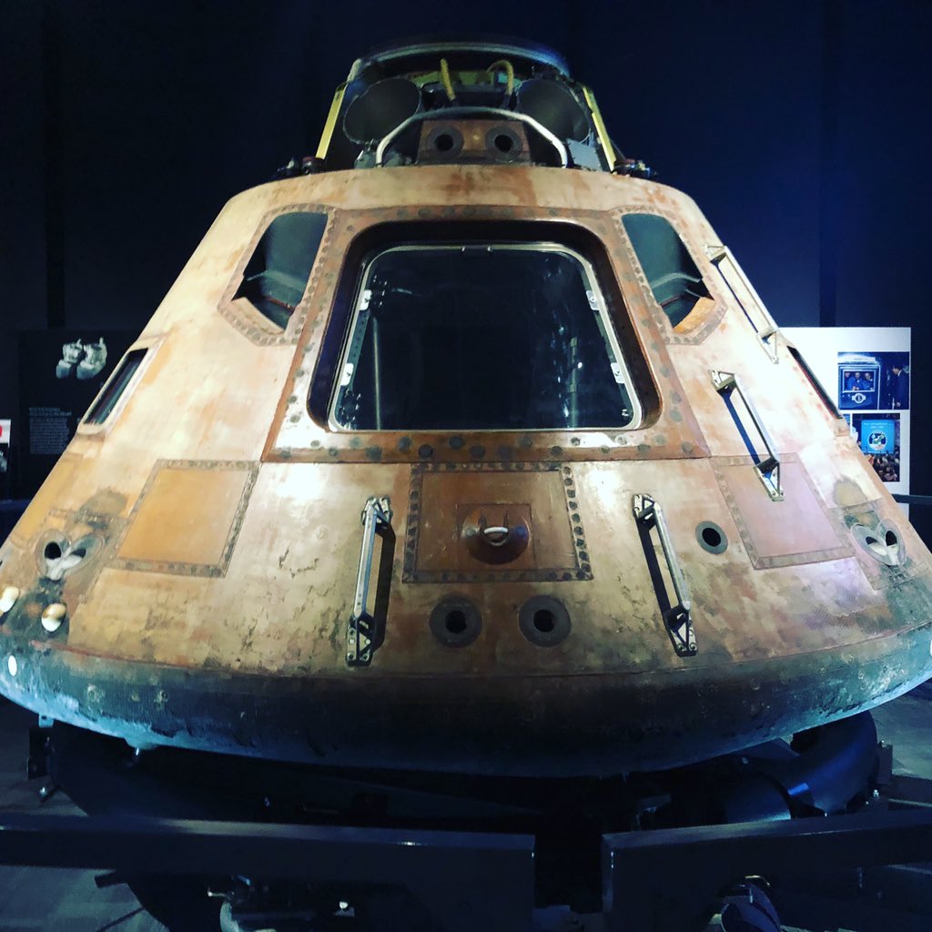 paulrosien's tweet image. Spaceship Columbia!!!  Just a quick trip around the moon anyone??? #Apollo11 #CommandModule Thanks @museumofflight for the spectacular display!