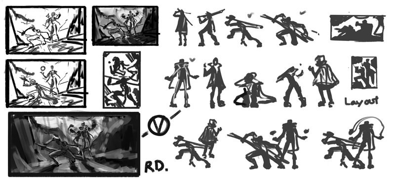Just that Borderlands 3 content already got me quick thumbnailing ideas for a piece I really wanna do now; (I wish my dayjob would let me draw~ but instead I get to sneak in drawings on post-its during short breaks) so WEEKENDS IT IS  ᕦ༼::ಥ___ಠೃ::༽ノ 
