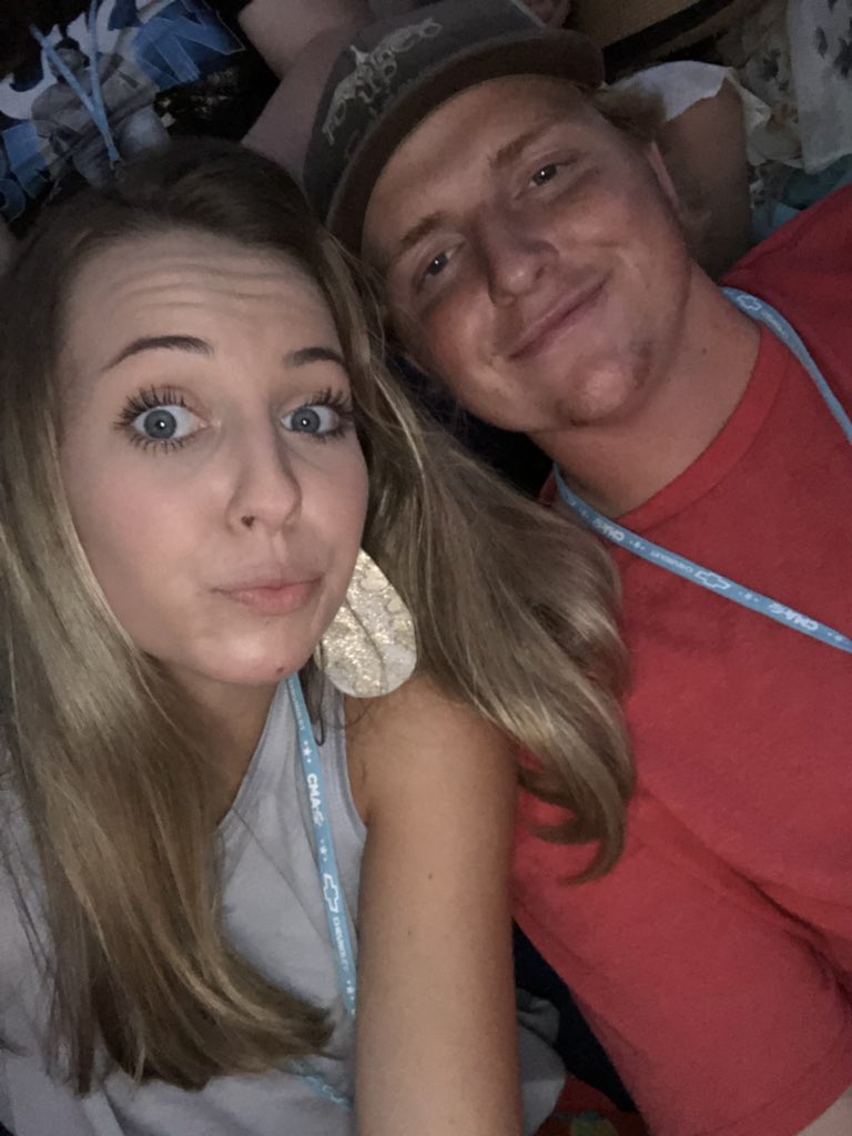 bond_garrett's tweet photo. #chevycma #cmafest @CountryMusic @chevrolet hey cma we would still like to be upgraded🤪#row327 #rowz #seat18and19 https://t.co/y9ATdWi2Os