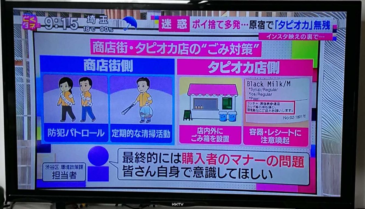 まいかわ 佛山市順徳在住 على تويتر 原宿タピオカポイ捨て問題 飲み歩き 飲み切れない 持って電車乗れない ゴミ箱ない 当然の帰結 今はタピオカだけど なんだって同じ 商店街でゴミ箱設置しか答えはないが東京中にゴミ箱ないから他のゴミも捨てられ