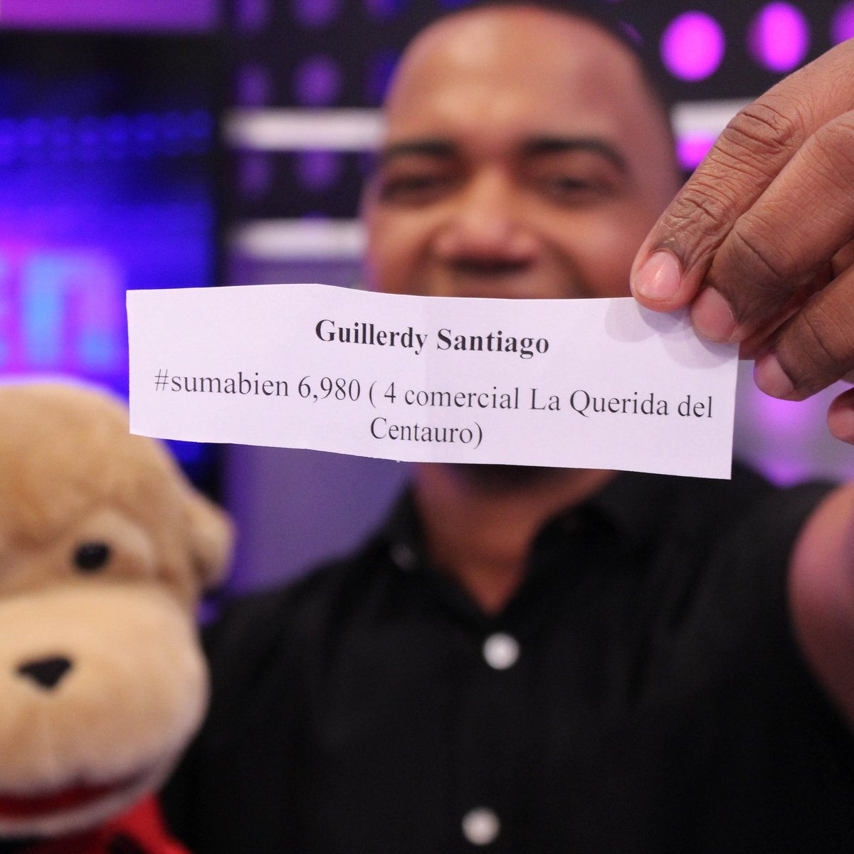 BienDBien's tweet photo. Felicidades a Guillerdy Santiago ganadora en el #SumaBien.👏👏👏👏 https://t.co/dy62uhglGj