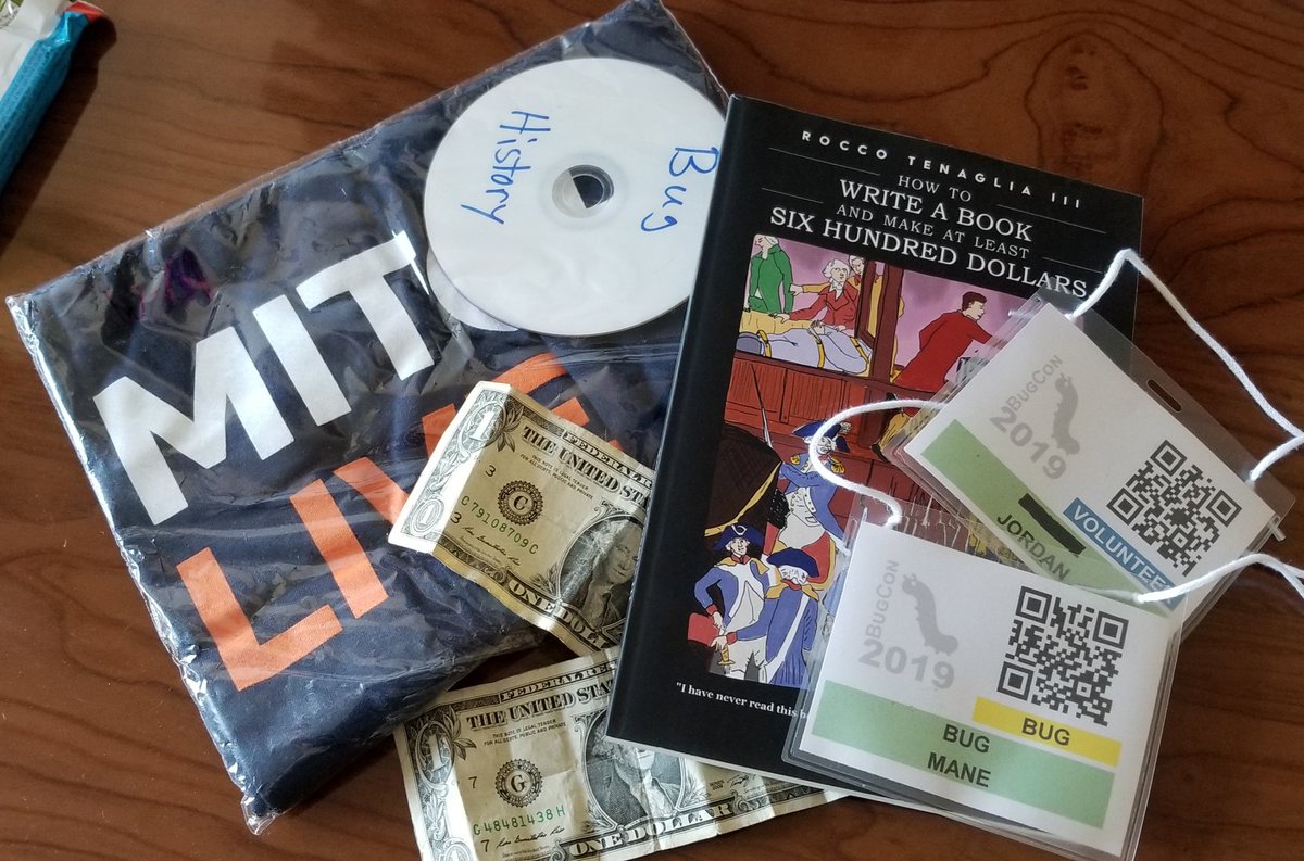 thebonstergirl's tweet image. Takin home that #conswag #BugCon2019