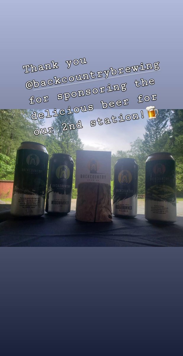 FriendCheakamus's tweet photo. TY @Backcountry604 for sponsoring the delicious beer for our 2nd station! 🍺 https://t.co/kHErWYeYdh