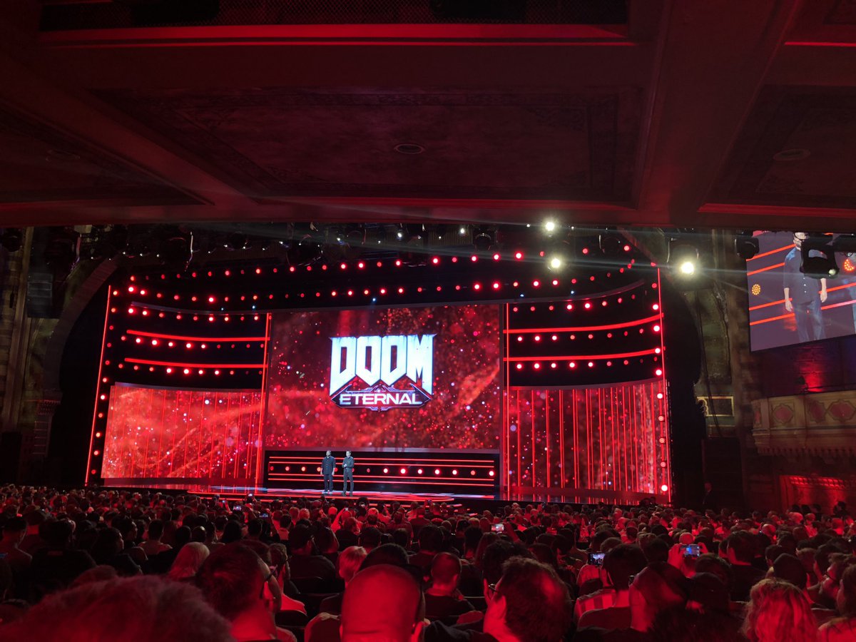 VideojuegosGAME's tweet image. Además, también hemos visto #DEADLOOP (lo nuevo de Arkane Studios y que promete un montón con una historia de bucles temporales) y #DOOMEternal... ¡que llegará el 22 de noviembre con una EDICIÓN COLECCIONISTA que es magia! 🤯
@bethesda_ESP 
#E32019  #DesdeLosÁngelesConAmor