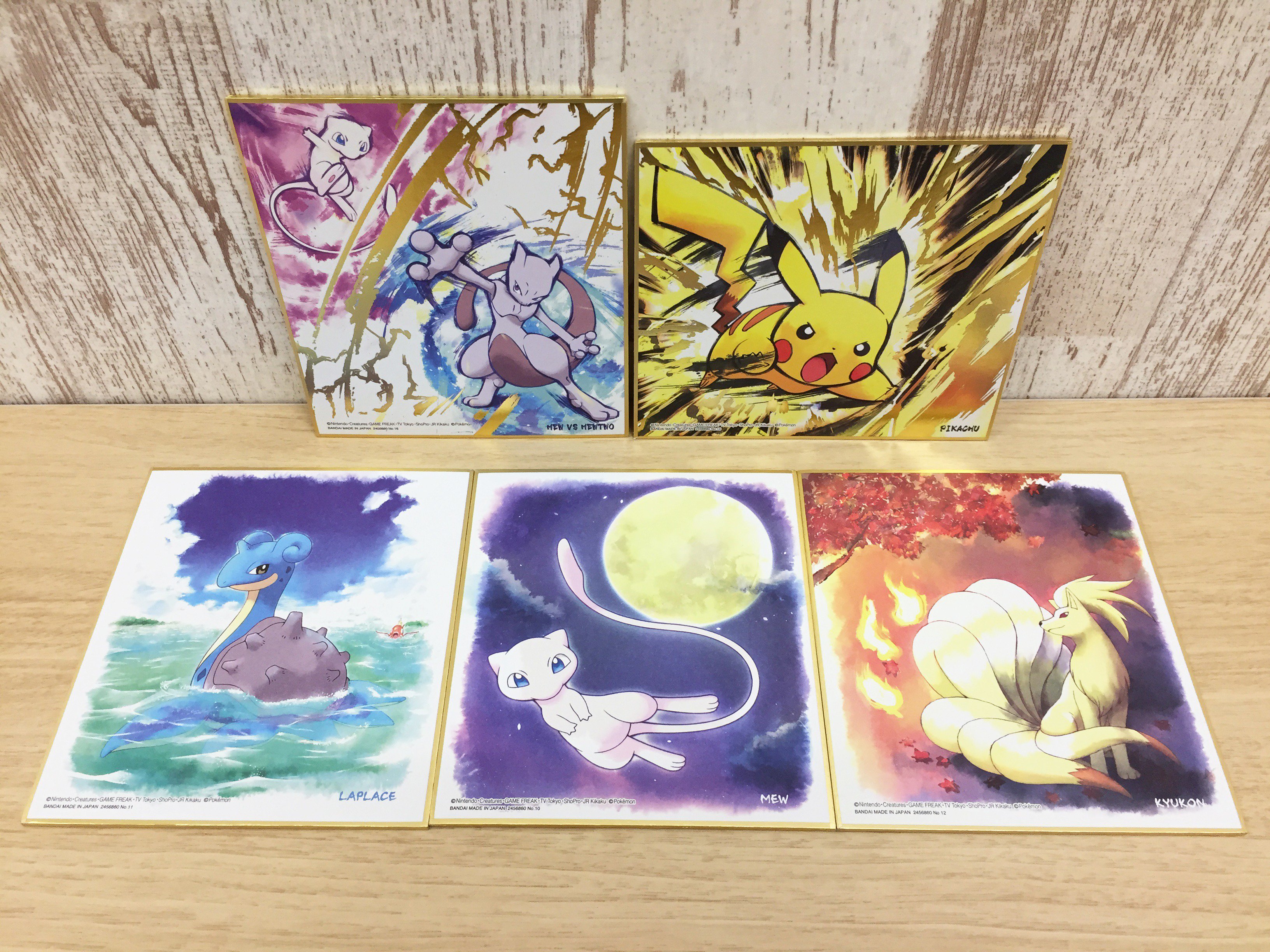 ポケモン 色紙 art コレクション イーブイ ブイズ