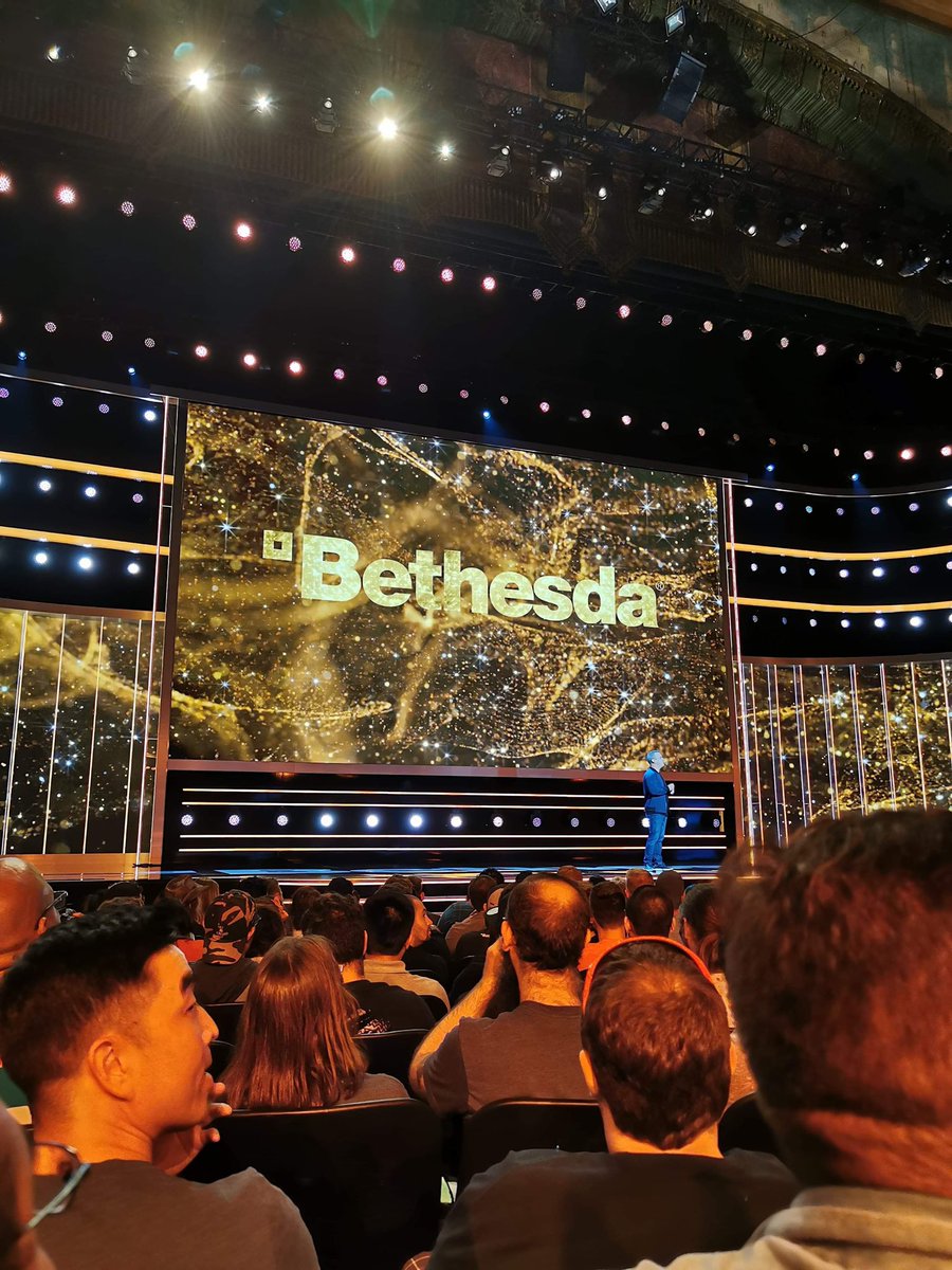 PressStartAU's tweet photo. Bethesda’s presser was pretty damn good! What did you guys think? #BEE3 https://t.co/icIlzWu1rc
