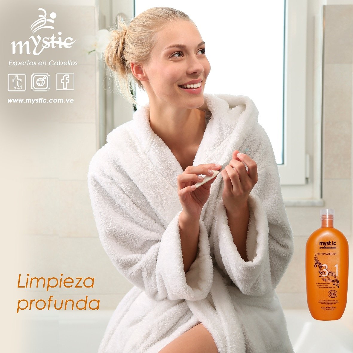 MysticVzla's tweet photo. ¿Quieres lucir un cabello libre caspa? Nuestro Pre-Tratamiento 3 en 1 de Mystic Collection, contiene una fórmula novedosa que limpia en profundidad tu cabello, dejándolo totalmente hidratado y protegido de la caspa.
#Mystic #MysticCollection #ExpertosEnCabellos #PreTratamiento https://t.co/BU5V3S29DT
