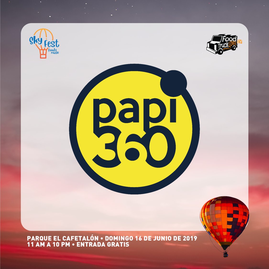 foodtrucklovesv's tweet photo. Quiénes con papás comelones? 🙋♂️🙋♀️, entonces inscríbelos al concurso "Papá Comelón" q hemos preparado junto a @papi360sv durante el Sky Fest este próximo Domingo 16 de Junio en El Cafetalón. Inscripciones con Papi360!! favor RT! #elsalvador #foodtrucks #skyfest https://t.co/M0oPFiGkOA