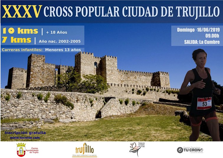 EVENTOS: semana final de inscripción del XXXV Cross Popular de Trujilllo, menos de 40 dorsales ya disponibles. ¿A qué esperas?, una de las pruebas más veteranas del calendario el próximo domingo. 
Lo pasaremos genial.
<a href="/FedExtAtletismo/">Fed. Ext. Atletismo</a>  @DeporteTrujillo @DXTextremadura