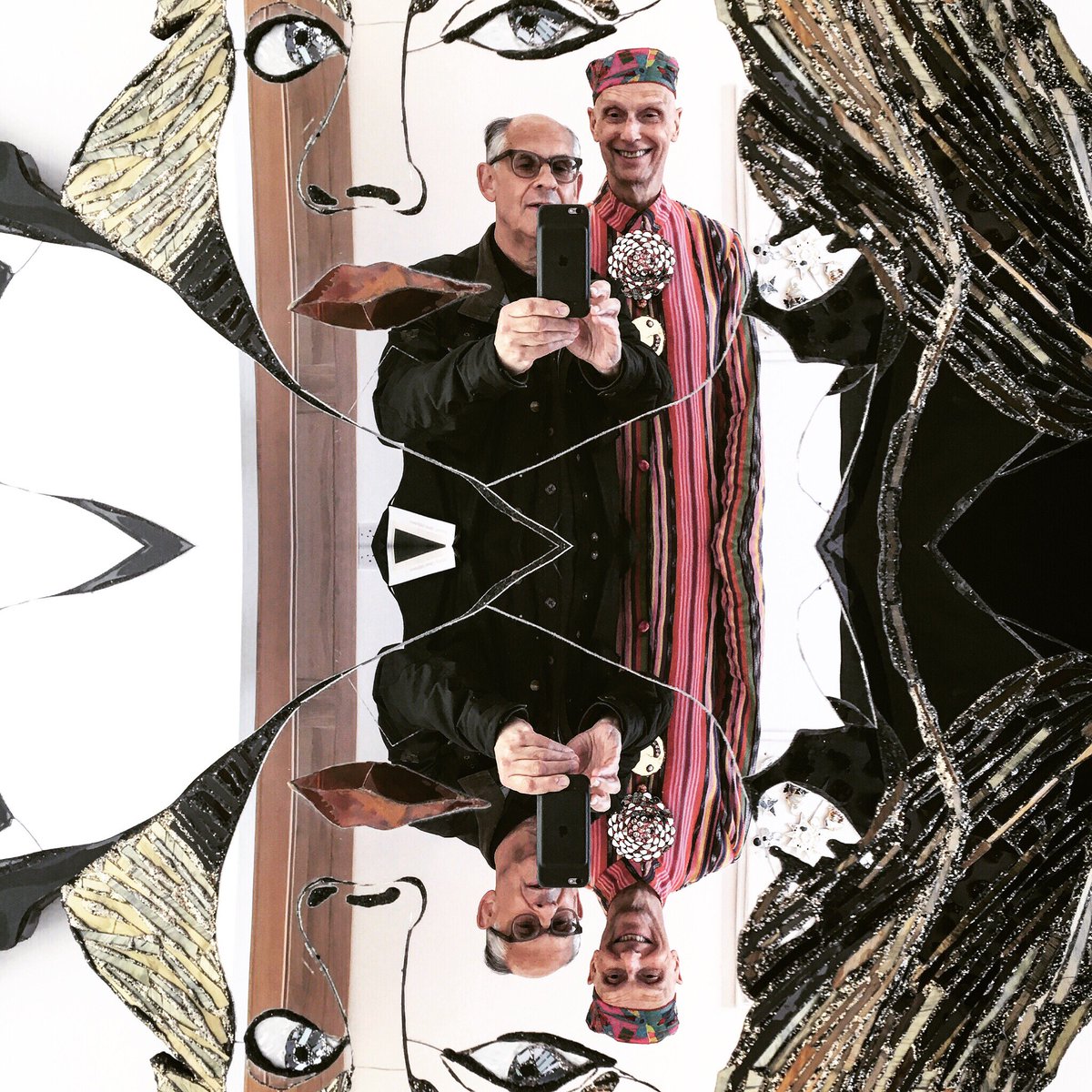 ArtyGent's tweet photo. ANDREW LOGAN at the New Arts Centre Summer Party, celebration of the 70’s. #andrewlogan #newartscentre #statef22 #bermondseyprojectspace https://t.co/0nJTKHxLVB