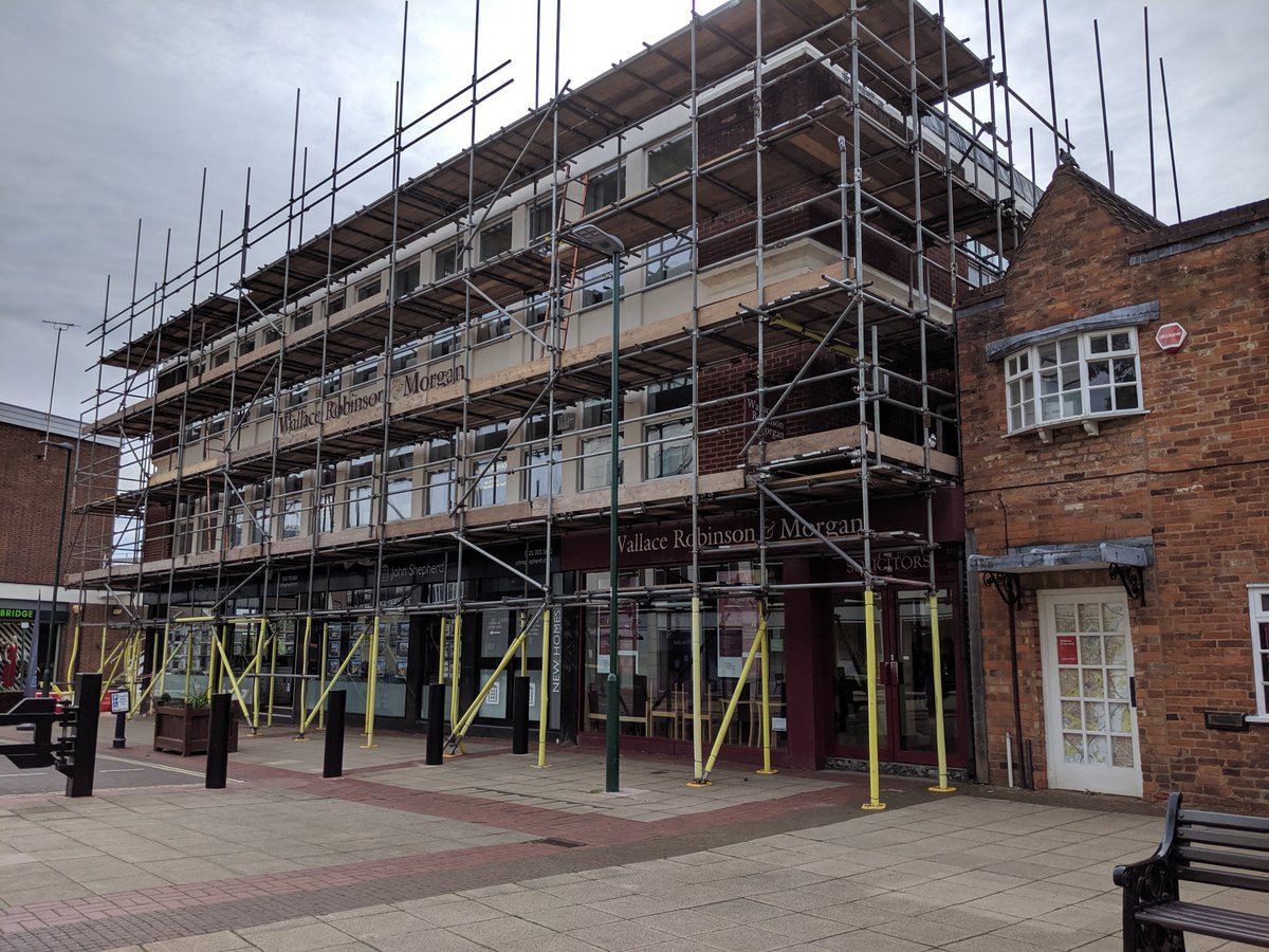WRMproperty's tweet photo. Open as usual - Scaffolding is up but we're still here! https://t.co/D0tqsqaaBo
