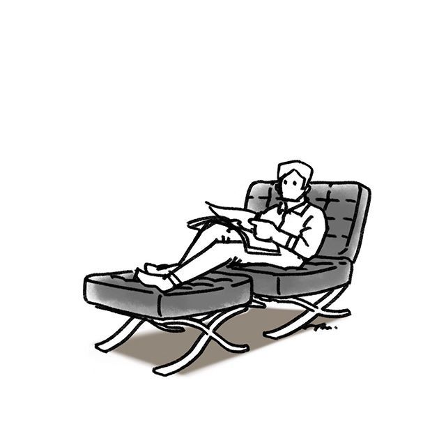 yuya24884's tweet image. Barcelona Chairに座ってる人
#何かしてる人
#BarcelonaChair #Mies
#illustration #illustrator #art #design #drawing #painting #イラスト #アート #デザイン bit.ly/2Wv7ZLA June 10, 2019 at 04:56PM
