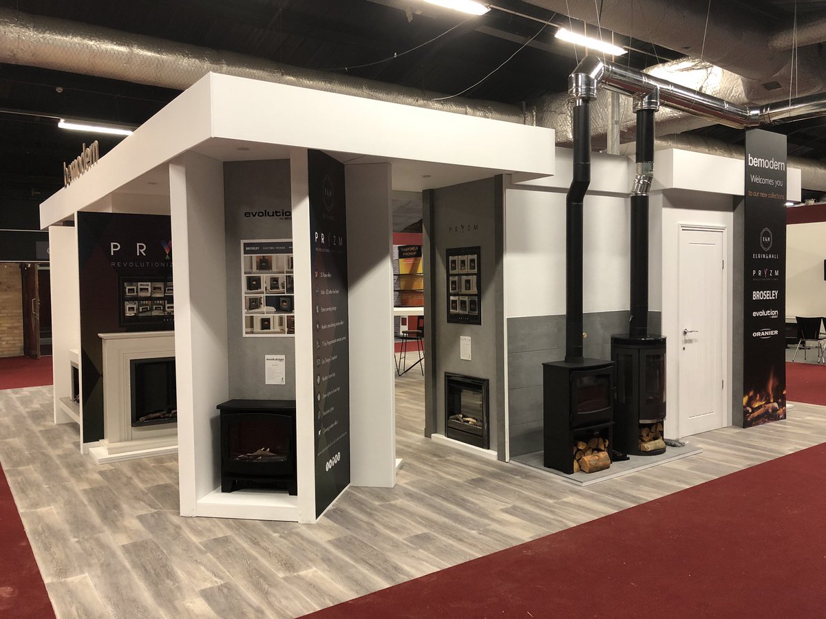 ImageDesignsol1's tweet image. Day 3 of the Harrogate fireplace expo and #imageDesignSolutionsLtd have successfully designed and installed the display stand. That’s #ImageDedication for you. For all your #Exhibition or #Shopfitting needs go to imagedesignsolutions.com