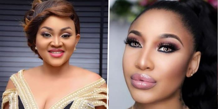 See How Mercy Aigbe Wished Tonto Dikeh Happy Birthday  