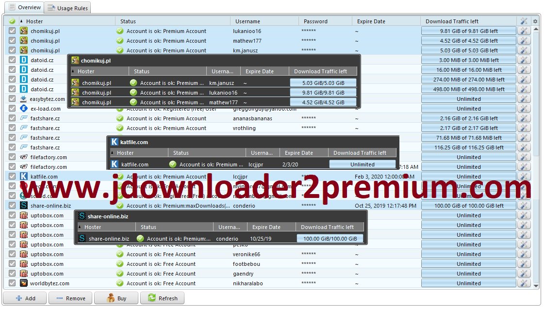 jdownloader 2 premium database 2019 jdownloader 2 premium database 2019
