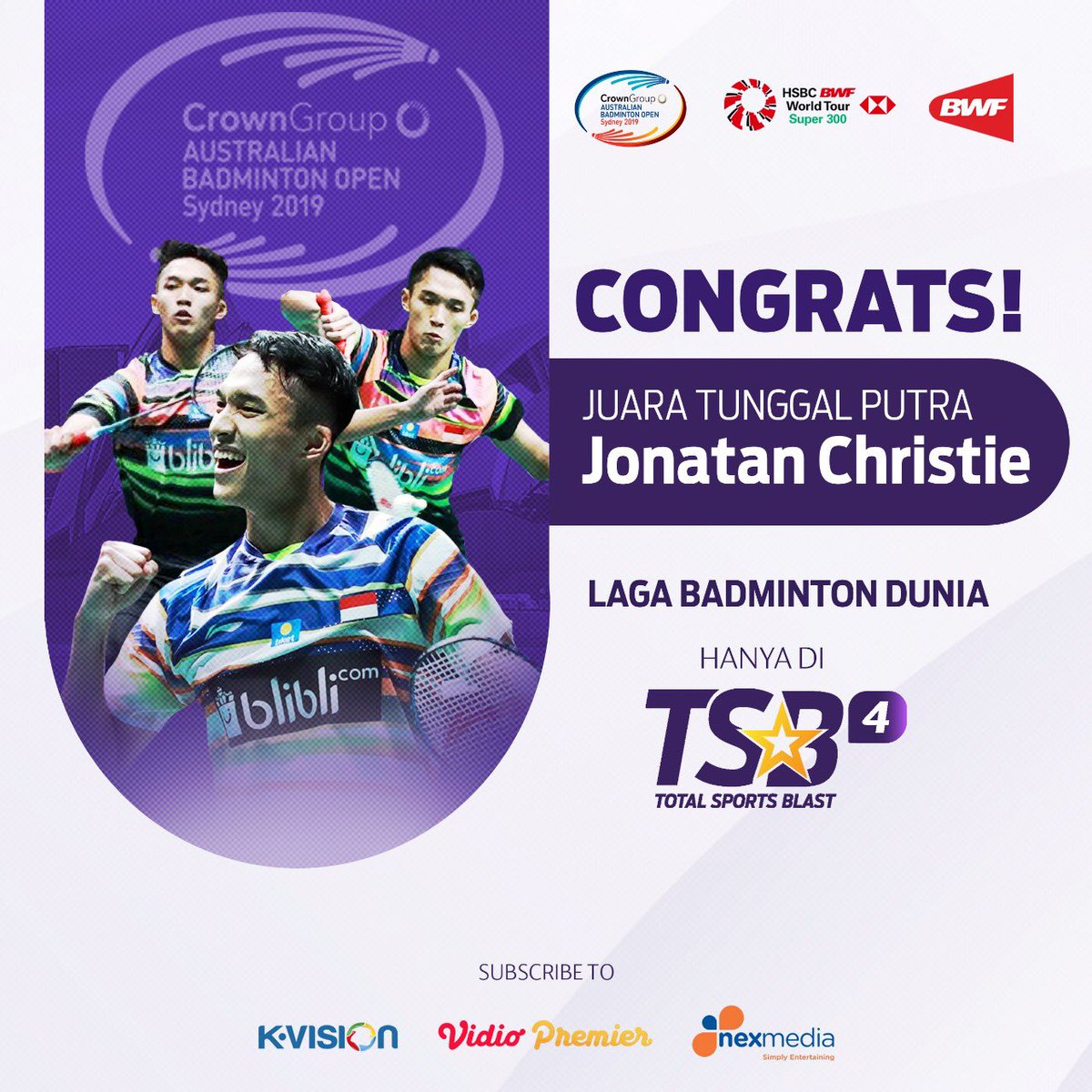 FMA's tweet image. Congrats @jonatan979 
.
.
.
#AustralianOpen2019