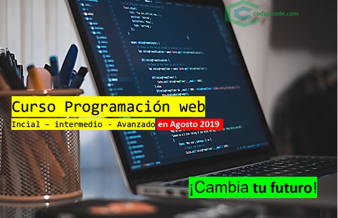 CodigoCode_ar's tweet photo. Proximamente en Agosto. #cambiatufuturo #programacion #avellaneda #utn #haganAlgo @CodigoCode_ar #emprender #java #python #Microsoft #argentina #Cambiemos
#programacionweb #Android #ios #responsi #FrontEnd #backend https://t.co/PWUjyeH0pT