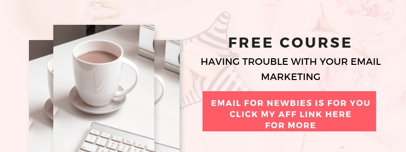 If you're having trouble with your email list, try this free course, Email list for newbies. Aff link: bit.ly/2Wze3Tv