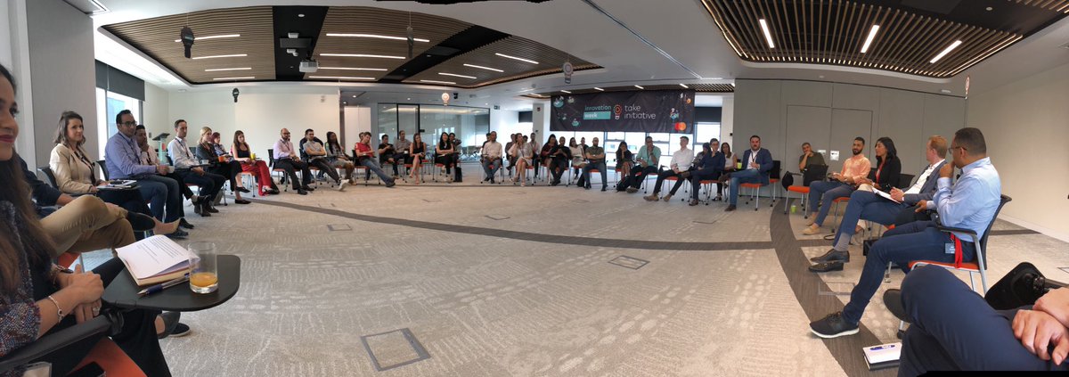 Kicking off #innovationweek in Dubai with our very first Master Circle! Innovating the way we share ideas and encourage dialogue. #GetInspired #insidemastercard