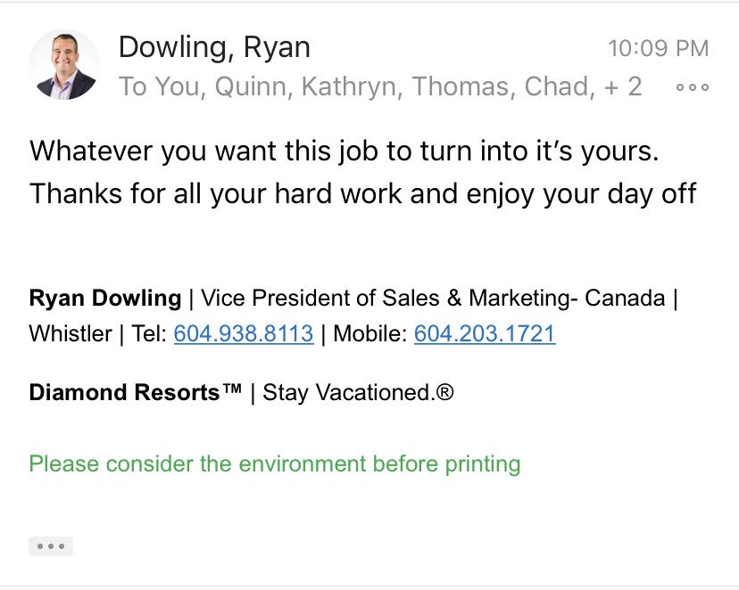 Wes English (@wesenglish3) on Twitter photo Just couldn’t be more thankful for the Team I work for. <a href="/Rydowl2010/">Rydowl2010</a> <a href="/QUinntasic123/">Katie Quinn</a> <a href="/chadwalls17/">chad thomas</a> <a href="/Craig64680168/">Craig</a> excited for what the future holds for me <a href="/diamondresorts/">Diamond</a> thank you all for your guidance Just couldn’t be more thankful for the Team I work for. <a href="/Rydowl2010/">Rydowl2010</a> <a href="/QUinntasic123/">Katie Quinn</a> <a href="/chadwalls17/">chad thomas</a> <a href="/Craig64680168/">Craig</a> excited for what the future holds for me <a href="/diamondresorts/">Diamond</a> thank you all for your guidance