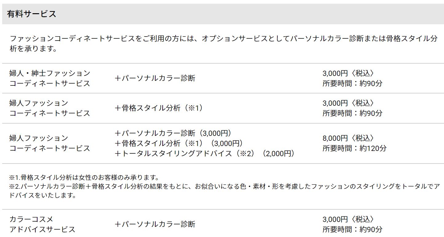 なお Onaco パーソナルカラー診断 や 骨格診断 を 個人サロンは敷居が高いけど受けてみたい という人に百貨店で受けられるサービスで予約休止中の大丸松坂屋の代わりを探してみた 東急百貨店 3000円と爆安 穴場 T Co Wf4mteymzu 続く