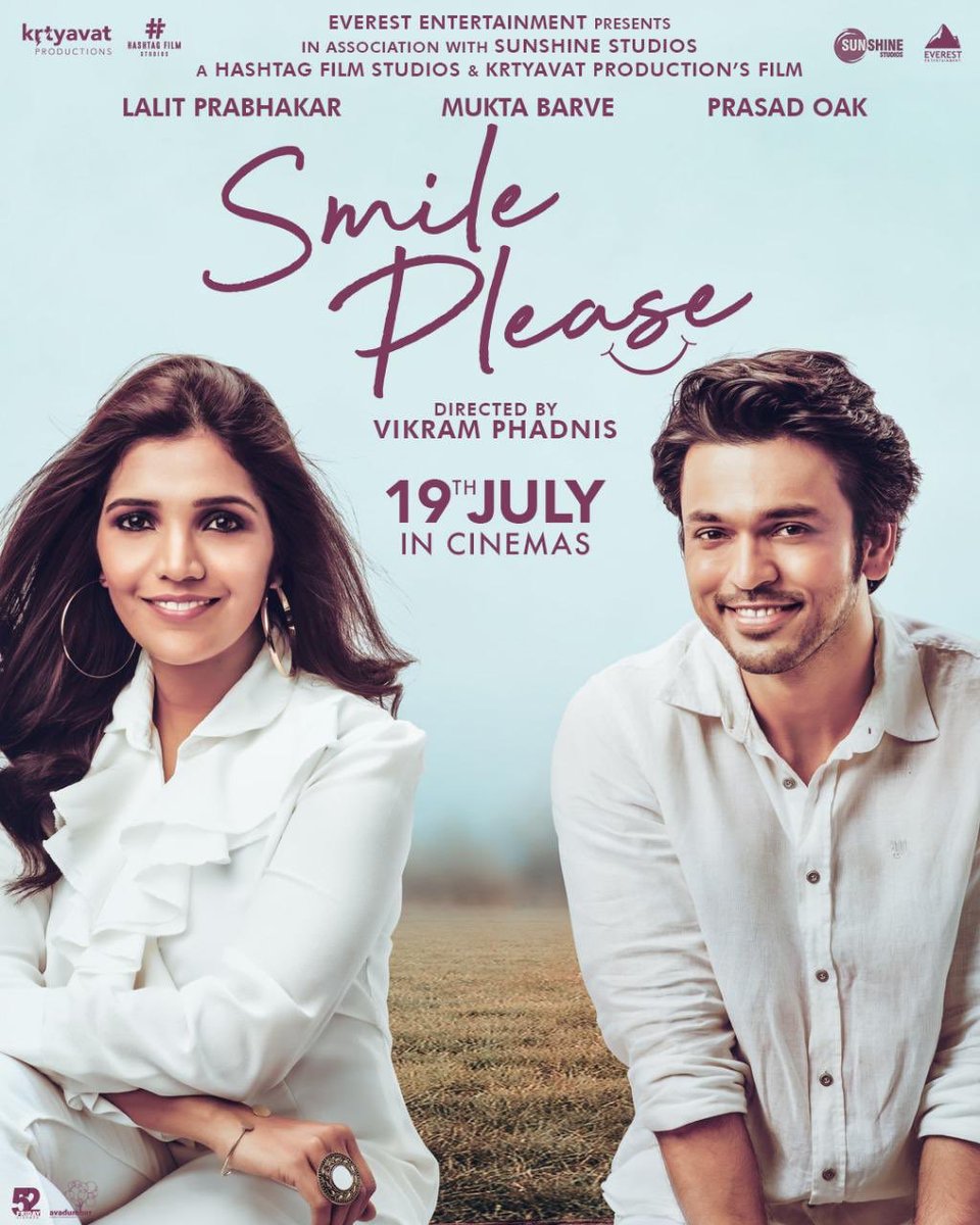 RAVA_Family's tweet photo. पोस्टर पाहताच आमच्या चहेरया वर "स्माइल" आली..!!

"Smile Please” official poster..!!
#19Jul https://t.co/TOrXJLLil1