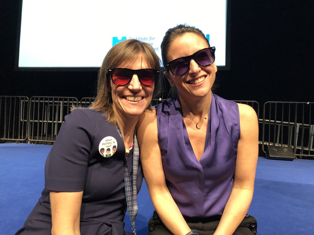 DrDamara1's tweet photo. @KateSlater2 @JodemeGoldhar Kate Pound,NHS and Jodeme Goldhar, the Change Foundation, donning person centered #WMTYframes #wmty19. Make a commitment to ask,listen & Do What Matters! Tweet your commitment photos @horizonsnhs @MontefioreNYC #LeadingChangeMHVC @helenbevan https://t.co/KQGXxIY3MI