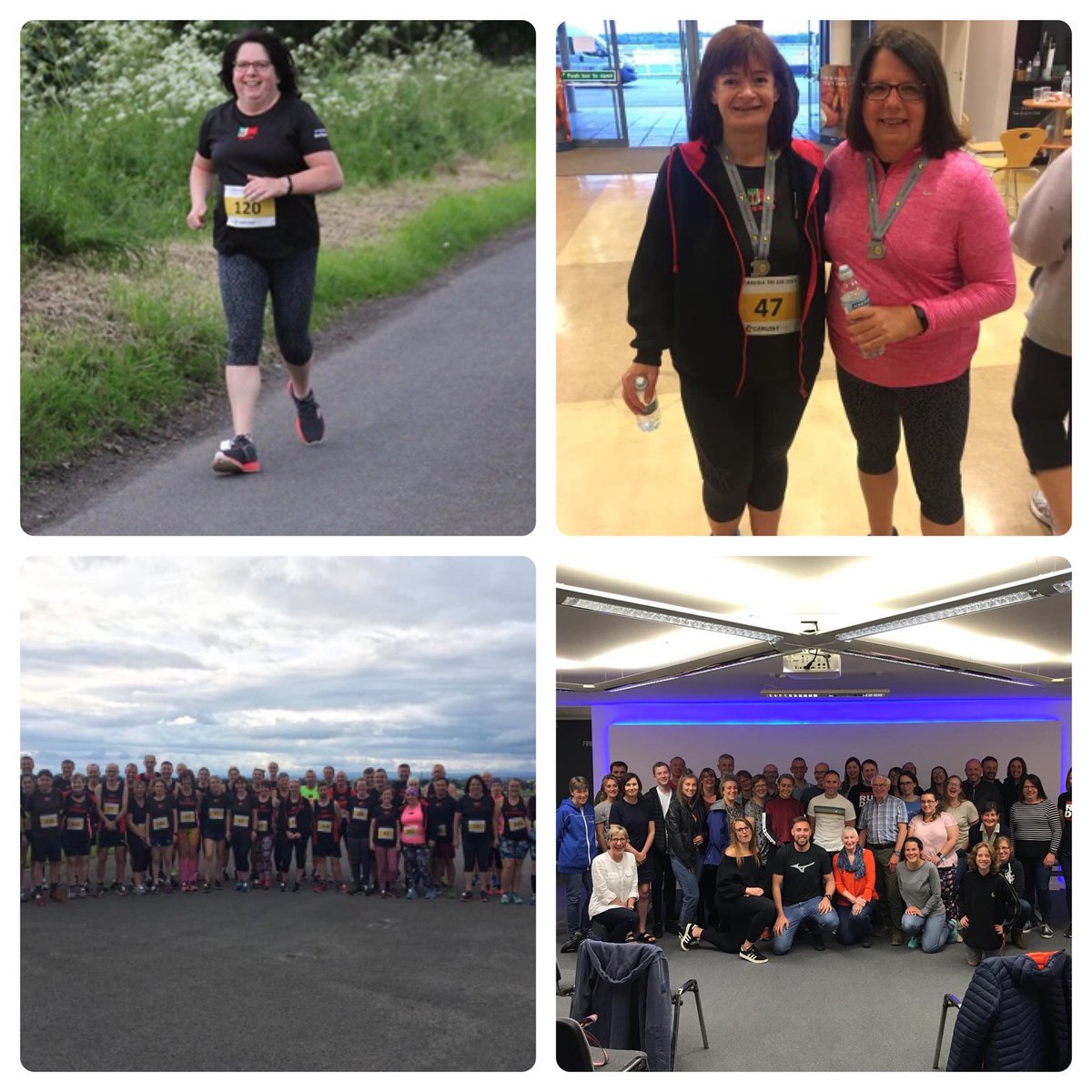 Blown away by what everyone has achieved in week 23 #NHS1000miles! My highlights include taking part in Carlisle Tri 10k with the most inclusive running club & listening to the lovely Ben Smith talk from @the401challenge #findyourhappy #knowyourpurpose #friendship #inspired