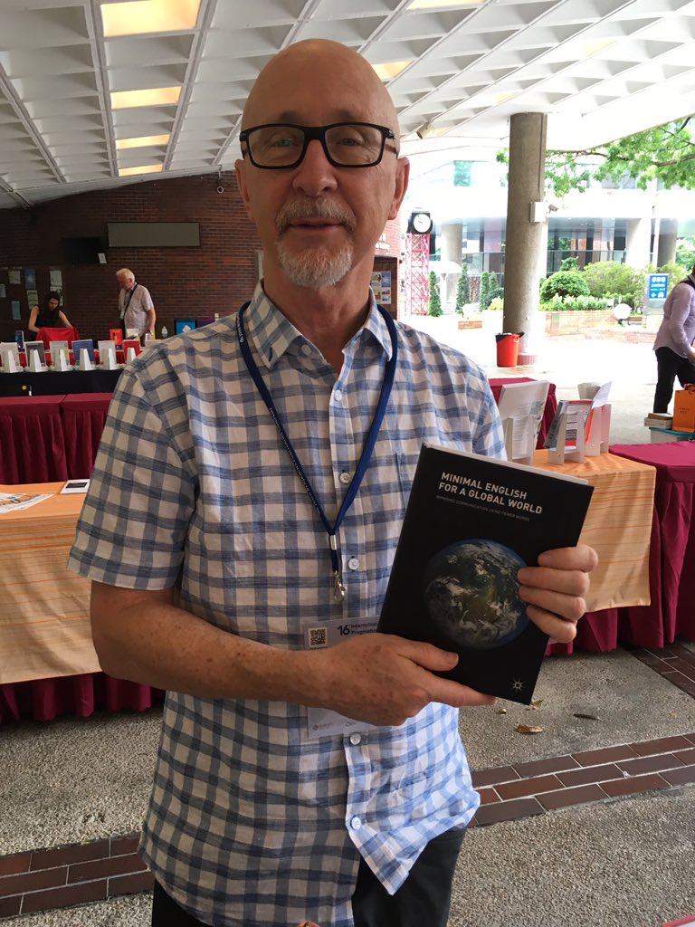 Palgrave_Ling's tweet photo. It’s the Monday edition of ‘Happy @Palgrave_ Authors Holding Their Books at #IPrA219’, featuring Haruko Cook, @wlymay, @Carotagg and @cliff_goddard! #books https://t.co/FbKcEvQ7Xm
