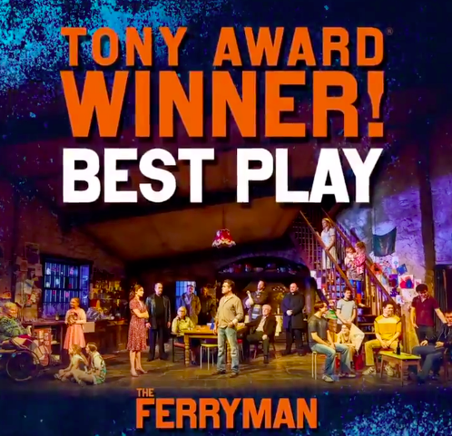 MyTheatreMates's tweet photo. What a night for @TheFerrymanBway which was honoured four times at last night’s #TonyAwards @SFP_London:
In addition to Best Play, #SamMendes picked up Best Director & it was a double whammy for #RobHowell (Best Scenic Design & Best Costume Design) #theatrenews https://t.co/DMjtgkaANi