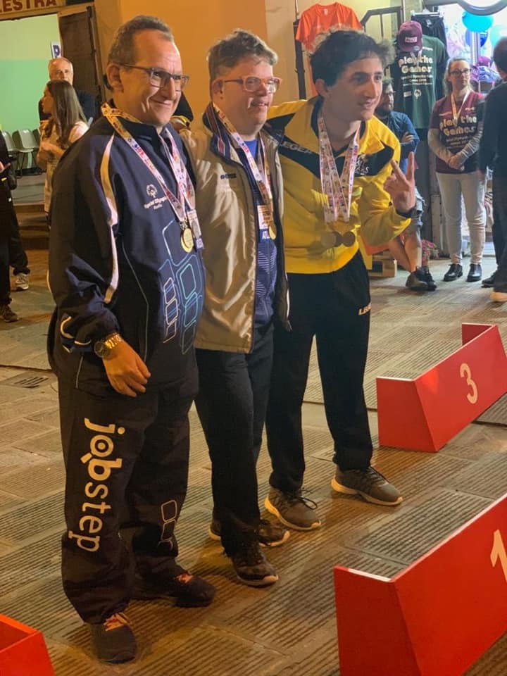 JobStep2016's tweet image. Grandi soddisfazioni per il nostro campione Massimo Girolamo, ancora premiato ai Play The Game di Arezzo Special Olympics @SOItalia
