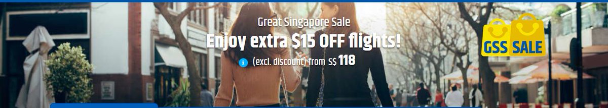 collectofferssg's tweet photo. Grab this biggest Great Singapore sale! Avail this promo code at the checkout page and enjoy your flight ticket to any destination with an EXTRA $15 OFF.
Get this code: https://t.co/gE7irKHAcf
#cheapticketspromocode #cheapticketscouponcode #cheapticketsdiscountcode #collectoffers https://t.co/o2FvcPTx30