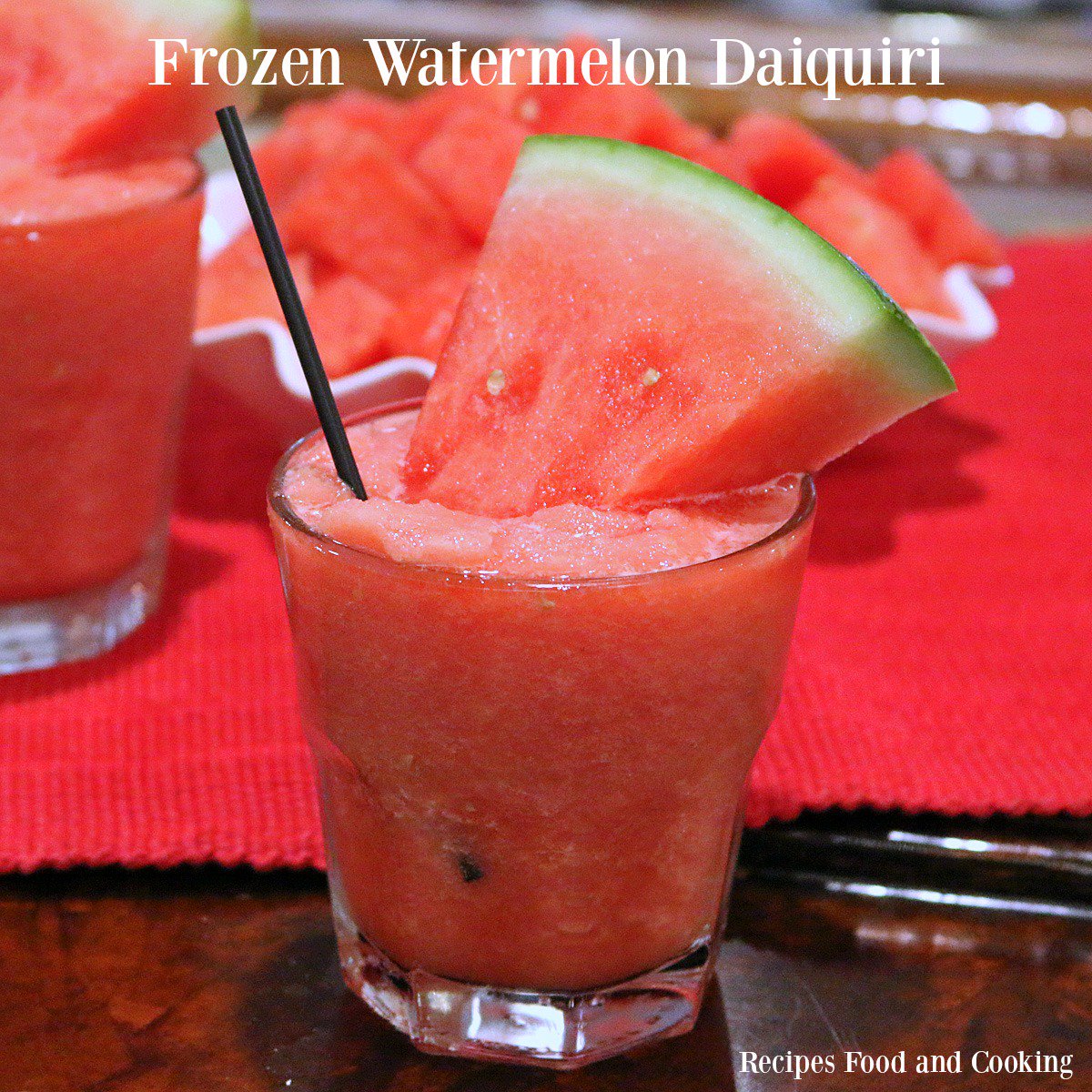 Try our Frozen Watermelon Daiquiri for a cool and refreshing summertime adult beverage. @FreshfromFL #ad bit.ly/2KF3cjA