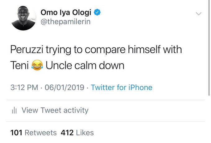 Details Of The Outburst Between Peruzzi And Pamilerin  