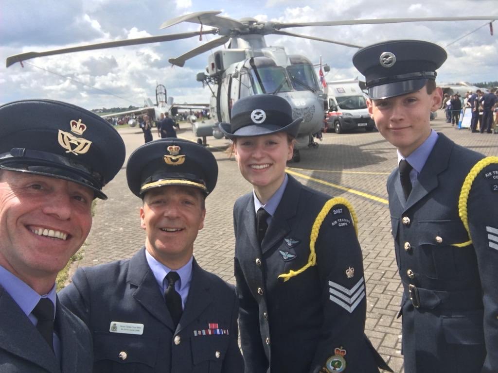 Yesterday <a href="/cosfordairshow/">RAF Cosford Air Show</a> was the first official function for our new Station Commanders Cadets CFS Alex Bryan and CFS Ewan Safraney. Thank you for your support guys, we couldn’t have put on the show without you! <a href="/aircadets/">RAF Air Cadets</a>