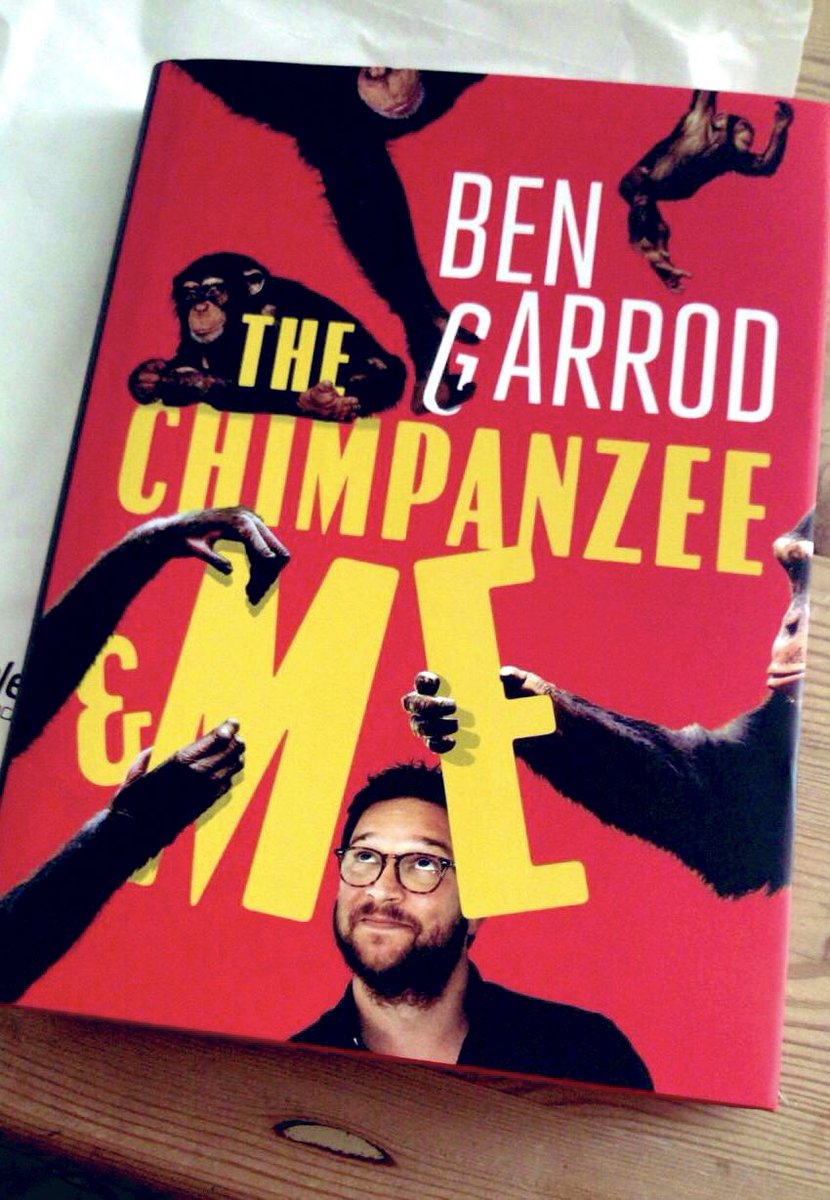 Ben_garrod's tweet photo. My new book #TheChimpanzeeAndMe from @HoZ_Books comes out in a few weeks (July 11) but a few sneaky copies have swung their way into some shops already and it’s available for pre-order now. From bushmeat to killer toothpaste, I look at what it means to be a 21st century chimp 🐵 https://t.co/mmuqKzwtfh