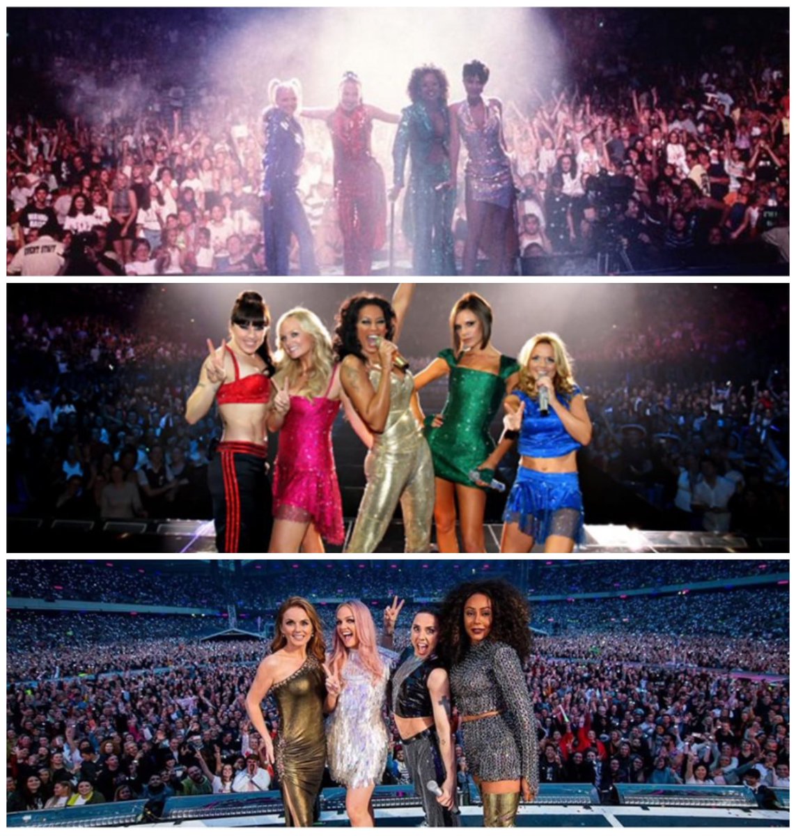 Icons! 1998, 2007, 2019 ✌🏻🇬🇧✌🏻 #SpiceWorld2019 23 Years of Spice Girls #ThroughTheYears #SpiceGirls #Iconic #90sChild @spicegirls @MelanieCmusic @OfficialMelB @EmmaBunton @GeriHalliwell @victoriabeckham