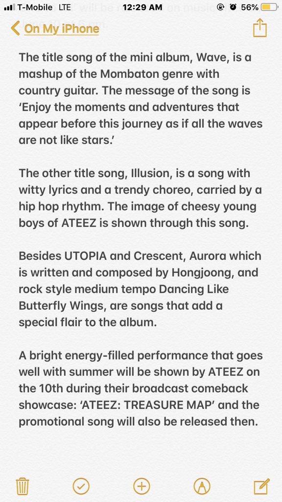 Ateez Crescent Lyrics