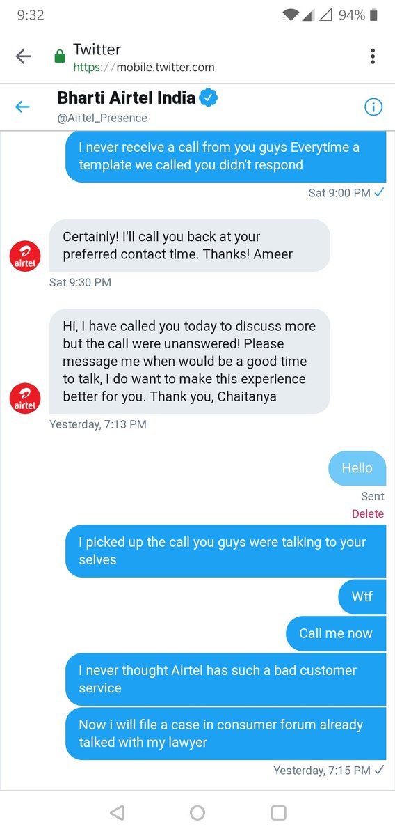 nimish_kumar's tweet image. 1 month of issue, no progress @Airtel_Presence @airindiain
