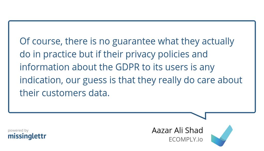 ECOMPLY_io's tweet image. 25 GDPR Compliant Software Companies – The Trustworthy Vendors lttr.ai/DpI7 #General #Privacy #GDPRComplianceSoftware #GDPRCompliantSoftware #GDPR #GeneralDataProtectionRegulation