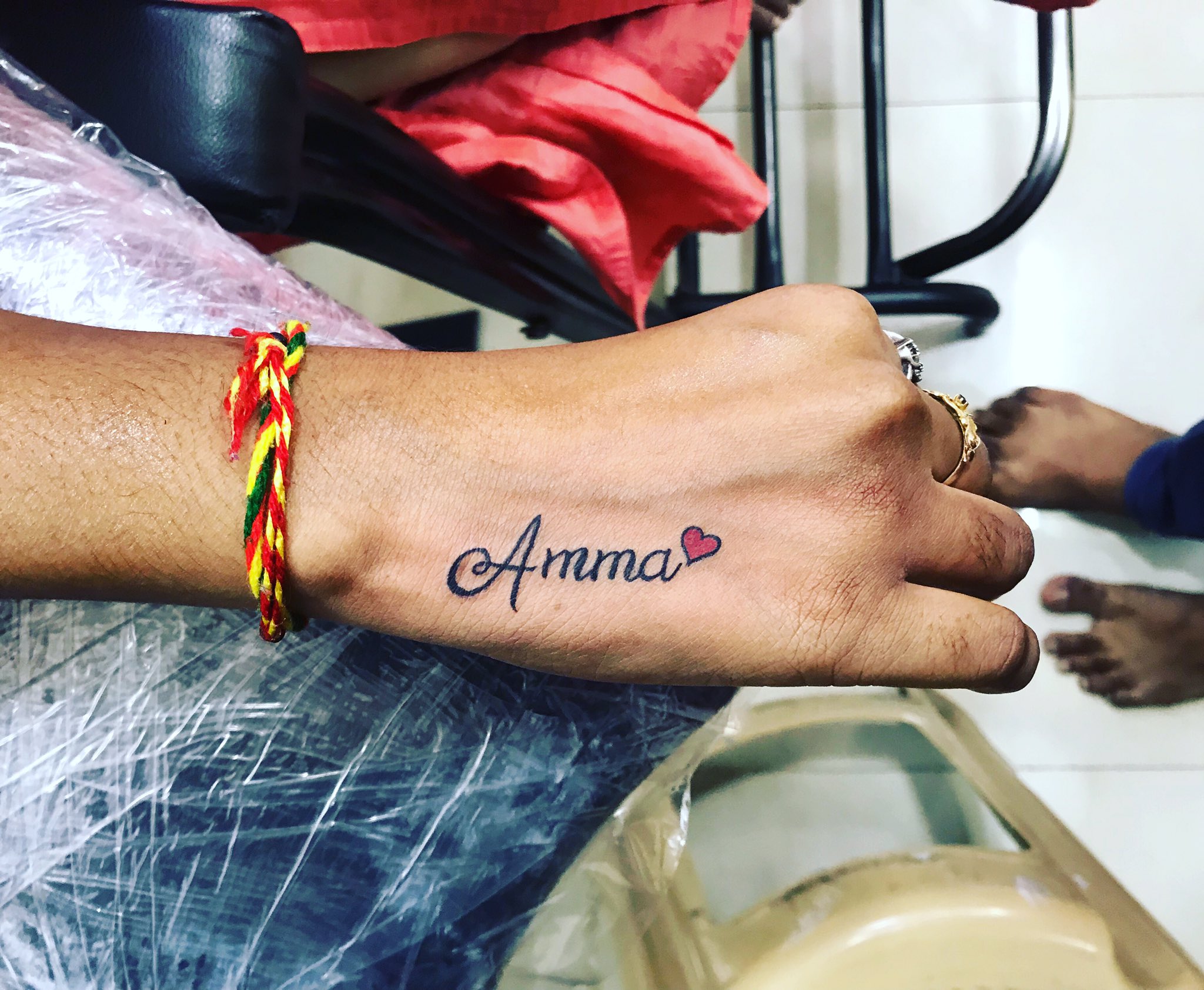 Sachin tattoos art gallery  Amma tattoo by  Sachin at sachintattooz  momdad tattoos girls mom dad tattooed tattoodesign tattoolove  tattooink amma tattooworkers tattoolife art artistsoninstagram  artist tattoo2me tattooart tattooing 