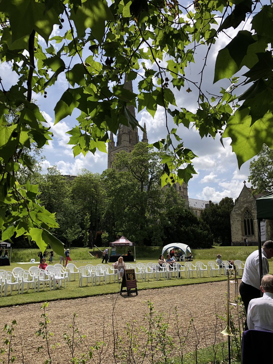 We had to stop and take in this view as we were setting up <a href="/bishopsgardens/">Head Gardener</a> for yesterday’s performance 💚 We were here as part of @SupportNWT’s fundraising event – thank you for having us, and we hope everyone enjoyed the music in the sunshine 🎺☀️🎶