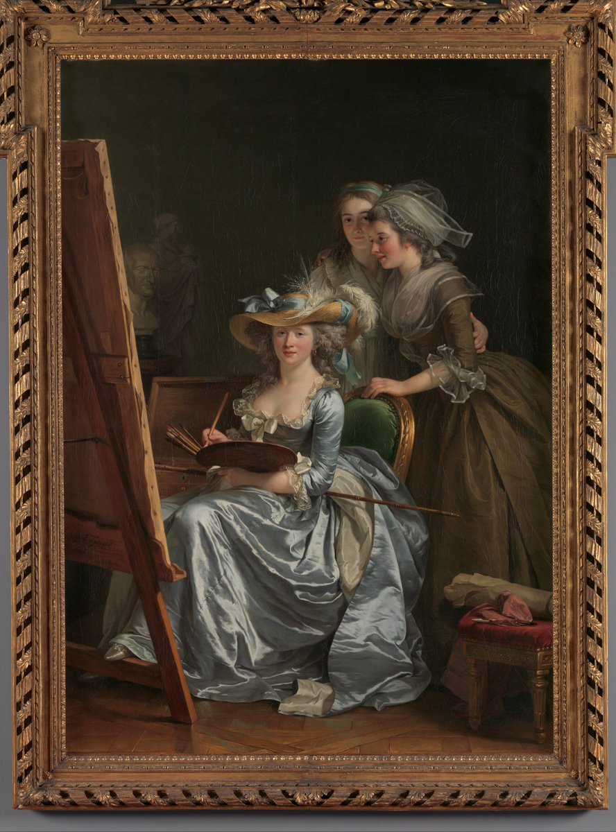 Mweilc's tweet photo. Dans la presse, on appellerait ça un « typo » : le triple portrait dAdelaide #Labille-Guiard encore vu à Paris en 2015/16 est soudain « not to ben lent » sur le site du @metmuseum... Fâcheux quand elle va enfin être célébrée (et c’est largement mérité) dans 2 ans à @CVersailles https://t.co/qTxJtLXcH9