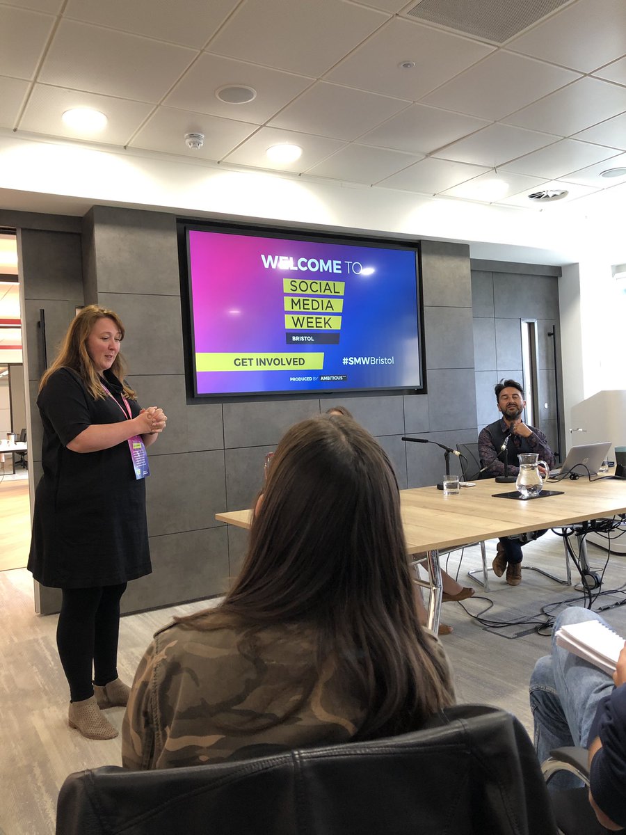 #SMWBristol kicking off this week with a session on harnessing social media to build international B2B brands.