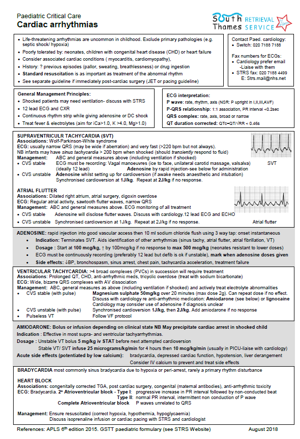 STRS_Evelina's tweet photo. Call to #STRS this morning re management of a baby in #ED with #SVT - do you know how to manage this in #PedsED #PedsICU #PedsCICU? For #clinicalguidelines on common #pediatric #arrhythmias see @EvelinaLondon https://t.co/rebSASmk4t
#FOAMed #FOAMPed #STRStips https://t.co/paKvpgnNxL