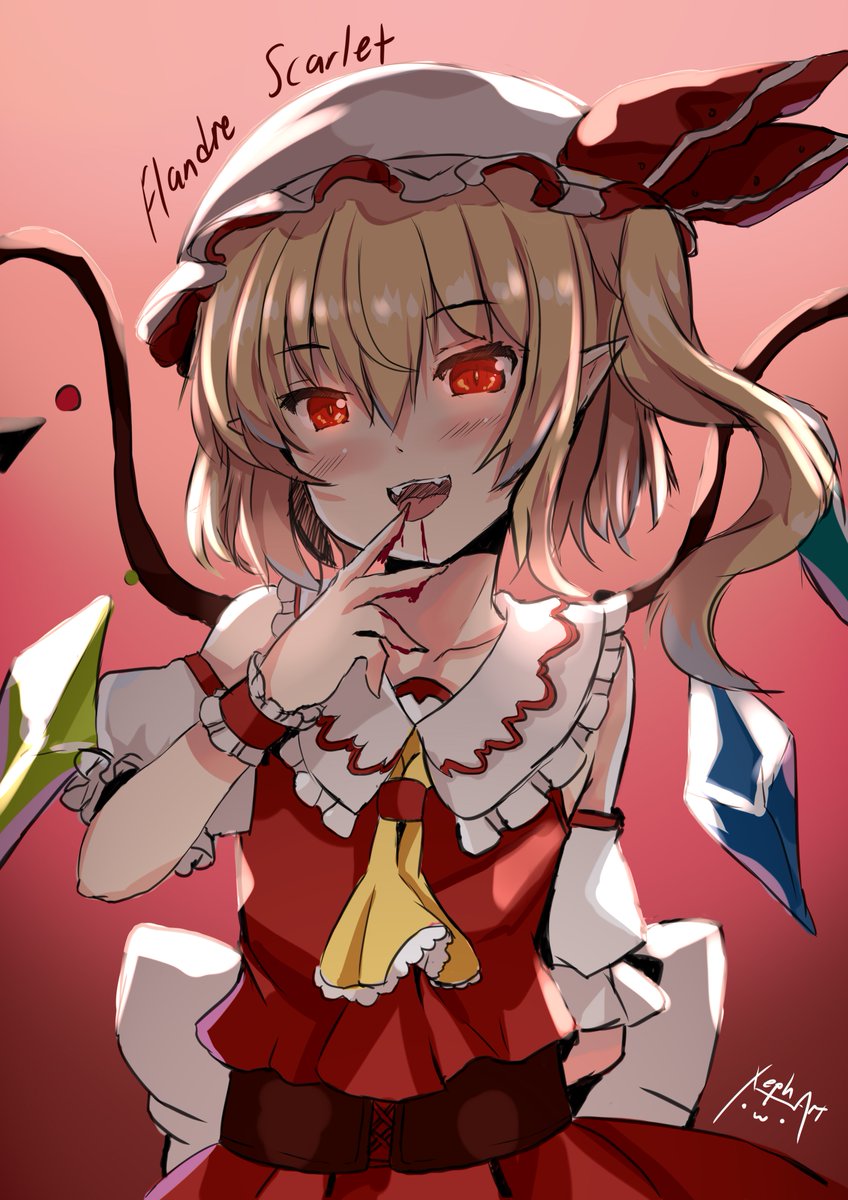 Congratulation to snowdrift for winning the raffle!

Flandre Scarlet from Touhou 